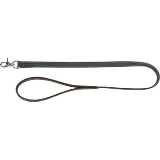 Papírenské zboží - Vodítko RUSTIC kožené, šedá L-XL: 1,00 m/25 mm