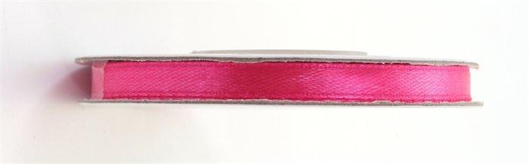 Papírenské zboží - Stuha, saténová, růžová, 6mm x 25 m