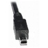 Papírenské zboží - Kábel USB (2.0), USB A M- 4 pin M, 1.8m, čierny