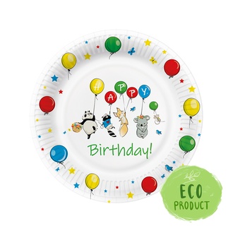 Papírenské zboží - Papírový talíř PAW Eco 23 cm Ballons