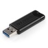 Papírenské zboží - Verbatim USB flash disk, USB 3.0 (3.2 Gen 1), 32GB, PinStripe, Store N Go, čierny, 49317, USB A, s výsuvným konektorom