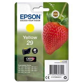 Papírenské zboží - Epson originální ink C13T29844012, T29, yellow, 3,2ml, Epson Expression Home XP-235,XP-33