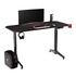 Papírenské zboží - ULTRADESK Herný stôl LEVEL RED, 140x66cm, 72-124cm, elektricky nastaviteľná výška, s XXL podložkou pod myš, držiak slúchadiel aj n