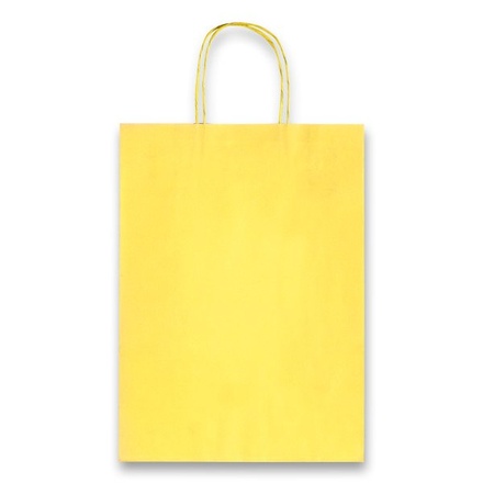 Papírenské zboží - Dárková taška Allegra Light žlutá, M