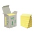 Papírenské zboží - Samolepiaci bloček, 38x51 mm, 100 lístkov, recyklovaný, 3M POSTIT, žltý