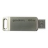 Papírenské zboží - Goodram USB flash disk, USB 3.0 (3.2 Gen 1), 64GB, ODA3, strieborný, ODA3-0640S0R11, USB A / USB C, s otočnou krytkou