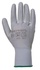 Papírenské zboží - Pracovné rukavice máčané na dlani a prstoch v polyuretáne, veľkosť 9, šedé
