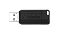 Papírenské zboží - 32GB USB Flash 2.0, 11/8MB/sec, Pin Stripe, VERBATIM, čierny