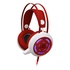 Papírenské zboží - Redragon SAPPHIRE, herné slúchadlá s mikrofónom, s reguláciou hlasitosti, bielo-červená, 2x 3.5 mm jack + USB