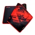 Papírenské zboží - Podložka pod myš, P2-XL, herná, čierno-červená, 78 x 27 x 0.4 cm, Red Fighter