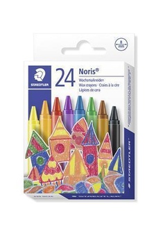 Papírenské zboží - Voskovky "Noris Club", 24 barev, STAEDTLER
