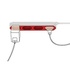 Papírenské zboží - Síťový kabel 230V prodlužovací, CEE7 (vidlice)-POWERCUBE, 1.5m, PowerBar, červený, POWERC