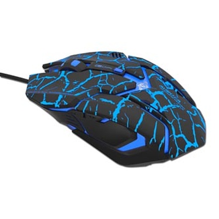 Papírenské zboží - E-Blue Myš Auroza Gaming, 4000DPI, optická, 6tl., 1 kolečko, drátová USB, černá, herní