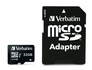 Papírenské zboží - Pamäťová karta, microSDHC, 32GB, Class 10 UHS I, s adaptérom, VERBATIM PRO