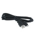 Papírenské zboží - USB kábel (2.0), USB A M - microUSB M, 1.8m, čierny, Logo Economy