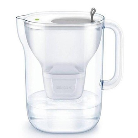 Papírenské zboží - Filtrační konvice Style XL, šedá, sklo, 3.6l, vč. 1 filtru, Brita