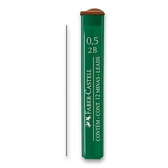Papírenské zboží - Grafitové tuhy Faber-Castell Mine Polymer tvrdost 2B
