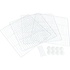 Papírenské zboží - Rozširovacie drôtené diely 35 x 35 cm k interiérovému výbehu #62460, 4 ks, biela