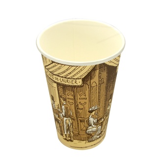 Papírenské zboží - Papírový kelímek 0,4 l CTG O90mm Paris [50 ks]