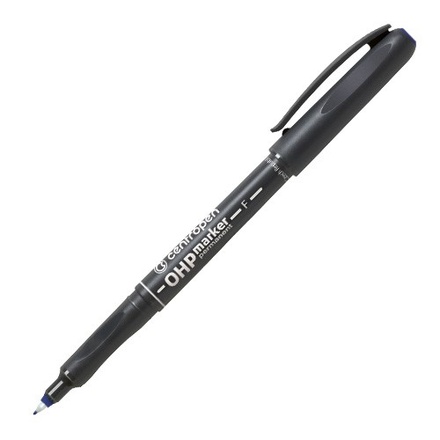 Papírenské zboží - Popisovač OHP permanent 2636 F 0,6 mm modrý