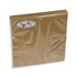 Papírenské zboží - Obrúsok (PAP FSC Mix) 3vrstvý zlatý 33 x 33 cm [20 ks]