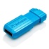 Papírenské zboží - Verbatim USB flash disk, USB 2.0, 32GB, PinStripe, Store N Go, modrý, 49057, USB A, s výsuvným konektorom