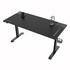 Papírenské zboží - ULTRADESK Herný stôl MOMENTUM - Black, 152,5x70 cm, 75,5 cm, s XXL podložkou pod myš, držiak slúchadiel, nápojov, mobila