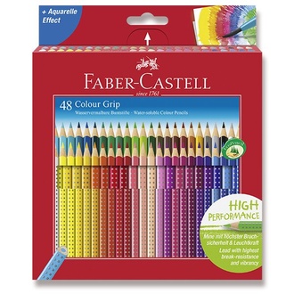Papírenské zboží - Pastelky Faber-Castell 112449 Grip 2001 48 barev