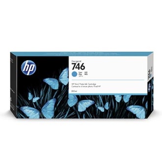 Papírenské zboží - HP originální ink P2V80A, HP 746, cyan, 300ml, HP HP DesignJet Z6, Z9+