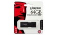 Papírenské zboží - USB flash disk DT100 G3, čierna, 64GB, USB 3.0, Kingston