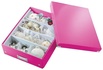 Papírenské zboží - Malá organizačná krabica Leitz Click & Store, Ružová