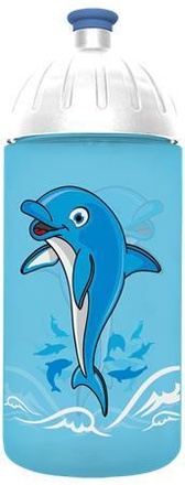 Papírenské zboží - FreeWater láhev 0,5l Delfín tyrkysová, FREEWATER