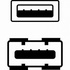 Papírenské zboží - Kábel USB (2.0), USB A M - USB A F, 5m, sivý