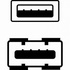 Papírenské zboží - Kábel USB (2.0), USB A M - USB A F, 5m, sivý
