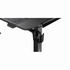 Papírenské zboží - ULTRADESK Herný stôl WINGER - čierny, 111x155x60 cm, 75-122 cm, elektricky nastaviteľná vý
