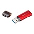 Papírenské zboží - Apacer USB flash disk, USB 3.0 (3.2 Gen 1), 32GB, AH25B, červený, AP32GAH25BR-1, USB A, s krytkou