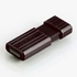 Papírenské zboží - Verbatim USB flash disk, USB 2.0, 64GB, PinStripe, Store N Go, čierny, 49065, USB A, s výsuvným konektorom