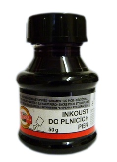 Papírenské zboží - inkoust plnící 50g černý 141505