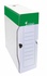 Papírenské zboží - Archivačná krabica, zeleno-biela, kartón, A4, 100 mm, VICTORIA