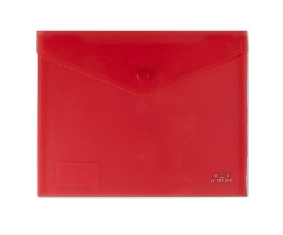Papírenské zboží - Spisové desky s drukem A5, transparentní červená