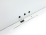 Papírenské zboží - Biela bezrámová magnetická tabuľa Qboard 117 x 87 cm