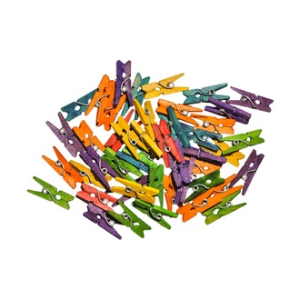Papírenské zboží - Dekorační kolíčky mix barev, 40 ks