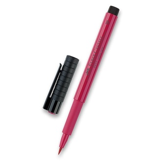 Papírenské zboží - Popisovač Faber-Castell Pitt Artist Pen Brush - červené a růžové odstíny 127