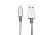Papírenské zboží - USB kabel, stříbrná, lightning, 30 cm, VERBATIM