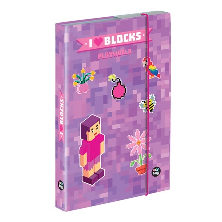 Papírenské zboží - Box na sešity A4 Playworld Girl