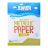 Papírenské zboží - Dekoračný papier A4 10 ks svetlo zelený metallic 250 g