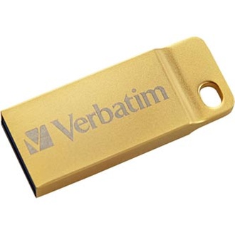 Papírenské zboží - Verbatim USB flash disk, USB 3.0 (3.2 Gen 1), 32GB, Metal Executive, Store N Go, zlatý, 9