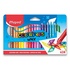Papírenské zboží - Voskovky Maped Color'Peps Wax - 24 farieb trojhranné