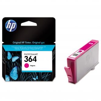 Papírenské zboží - HP originální ink CB319EE, HP 364, magenta, 300str., HP Photosmart B8550, C5380, D5460