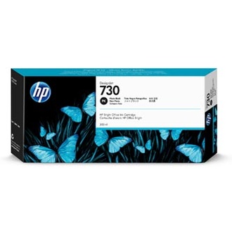 Papírenské zboží - HP originální ink P2V73A, HP 730, photo black, 300ml, HP HP DesignJet T1700 44 printer se